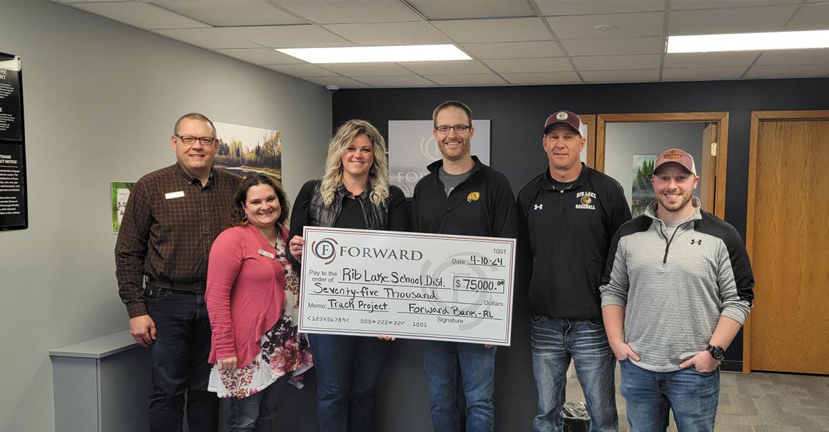 Forward Commits $75,000 to Rib Lake Track Improvement Project